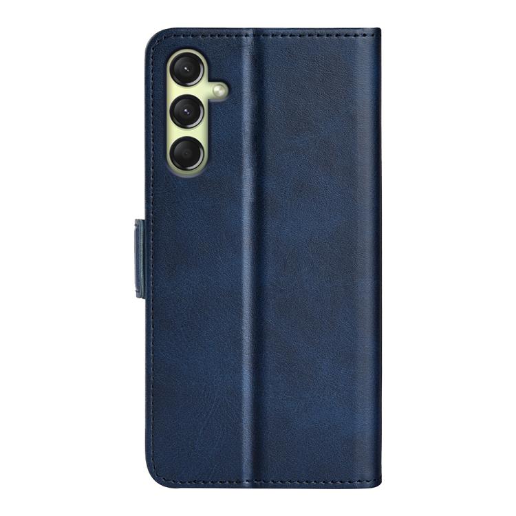 For Samsung Galaxy A16 Dual-side Magnetic Buckle Horizontal Flip Leather Phone Case