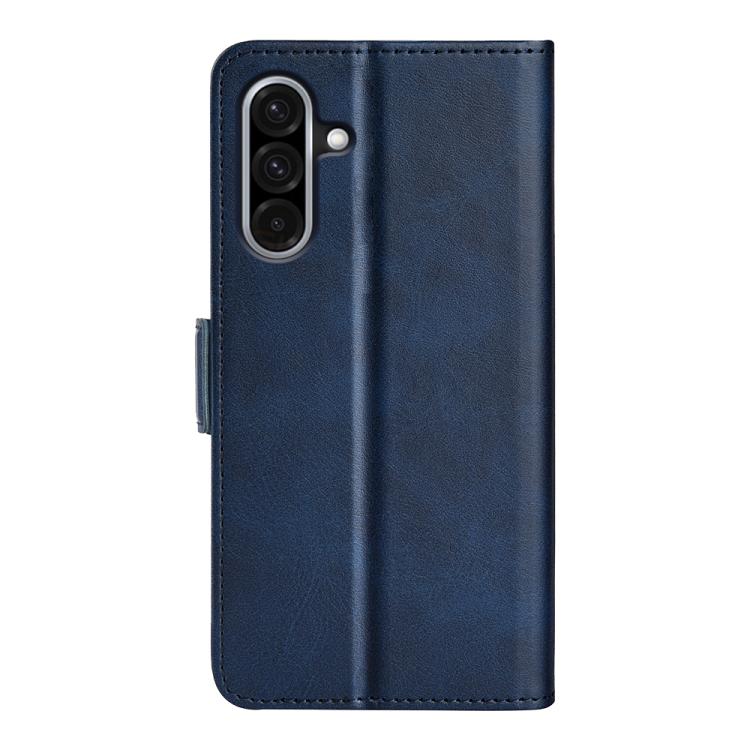 For Samsung Galaxy A36 Dual-side Magnetic Buckle Horizontal Flip Leather Phone Case