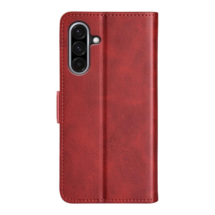 For Samsung Galaxy A36 Dual-side Magnetic Buckle Horizontal Flip Leather Phone Case