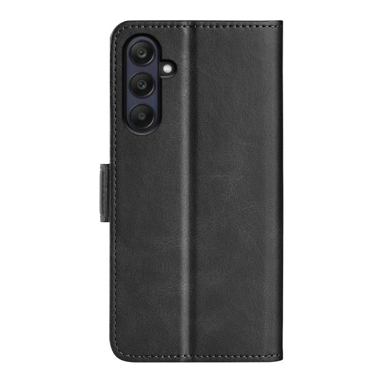 For Samsung Galaxy A26 Dual-side Magnetic Buckle Horizontal Flip Leather Phone Case