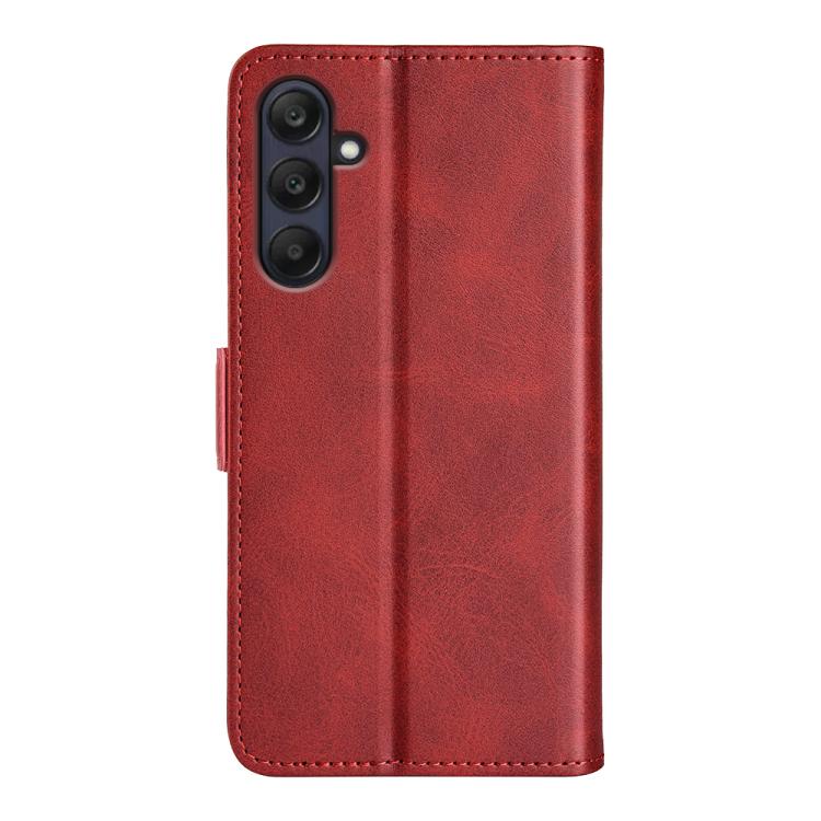 For Samsung Galaxy A26 Dual-side Magnetic Buckle Horizontal Flip Leather Phone Case