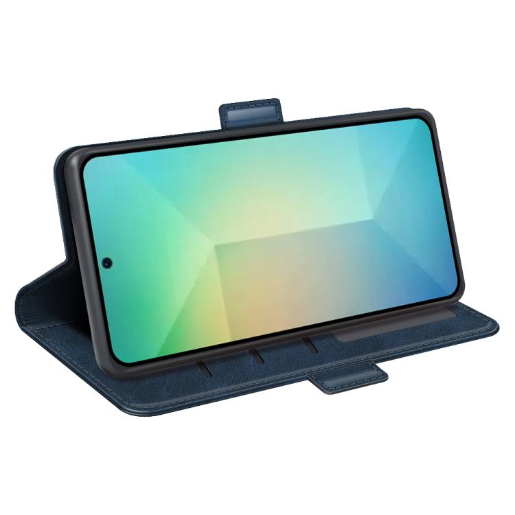 For Samsung Galaxy S25 5G Dual-side Magnetic Buckle Horizontal Flip Leather Phone Case