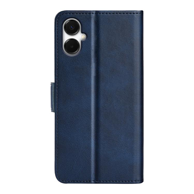 For Samsung Galaxy A06 5G Dual-side Magnetic Buckle Horizontal Flip Leather Phone Case