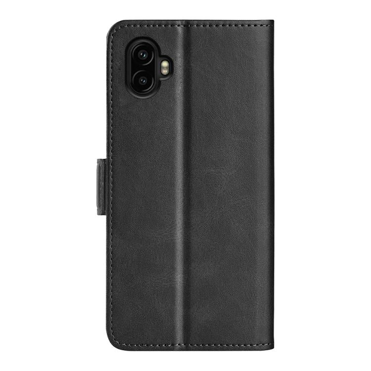 For Samsung Galaxy Xcover 7 Pro Dual-side Magnetic Buckle Horizontal Flip Leather Phone Case