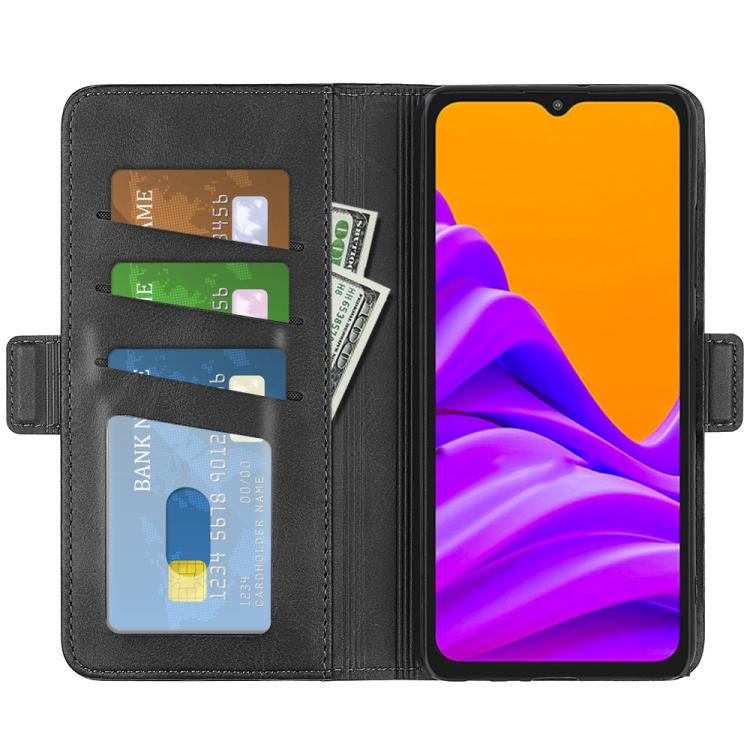 For Samsung Galaxy Xcover 7 Pro Dual-side Magnetic Buckle Horizontal Flip Leather Phone Case