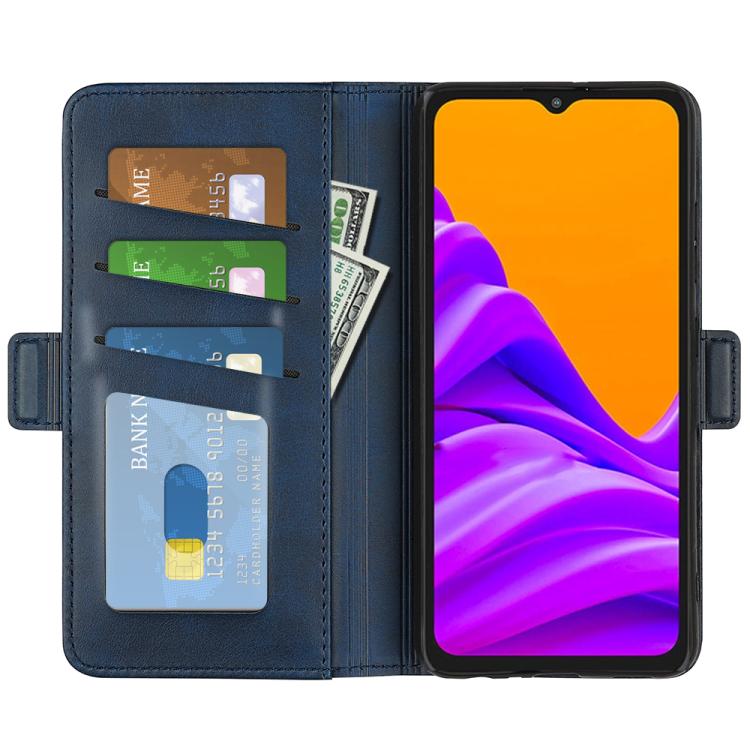 For Samsung Galaxy Xcover 7 Pro Dual-side Magnetic Buckle Horizontal Flip Leather Phone Case
