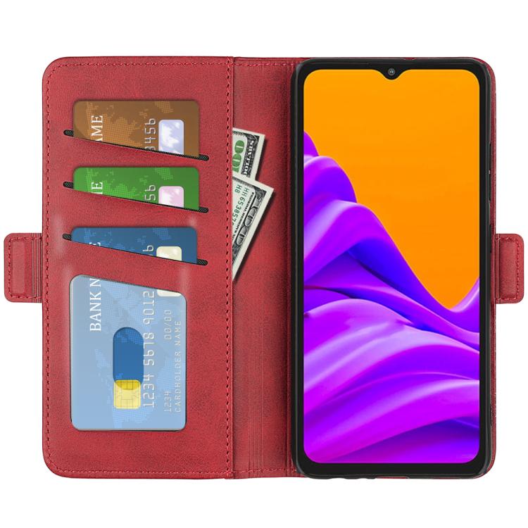 For Samsung Galaxy Xcover 7 Pro Dual-side Magnetic Buckle Horizontal Flip Leather Phone Case