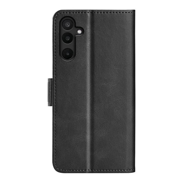For Samsung Galaxy M16 / F16 Dual-side Magnetic Buckle Horizontal Flip Leather Phone Case