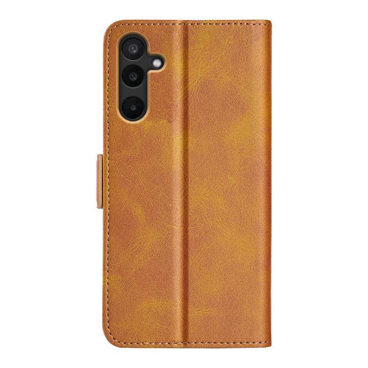 For Samsung Galaxy M16 / F16 Dual-side Magnetic Buckle Horizontal Flip Leather Phone Case