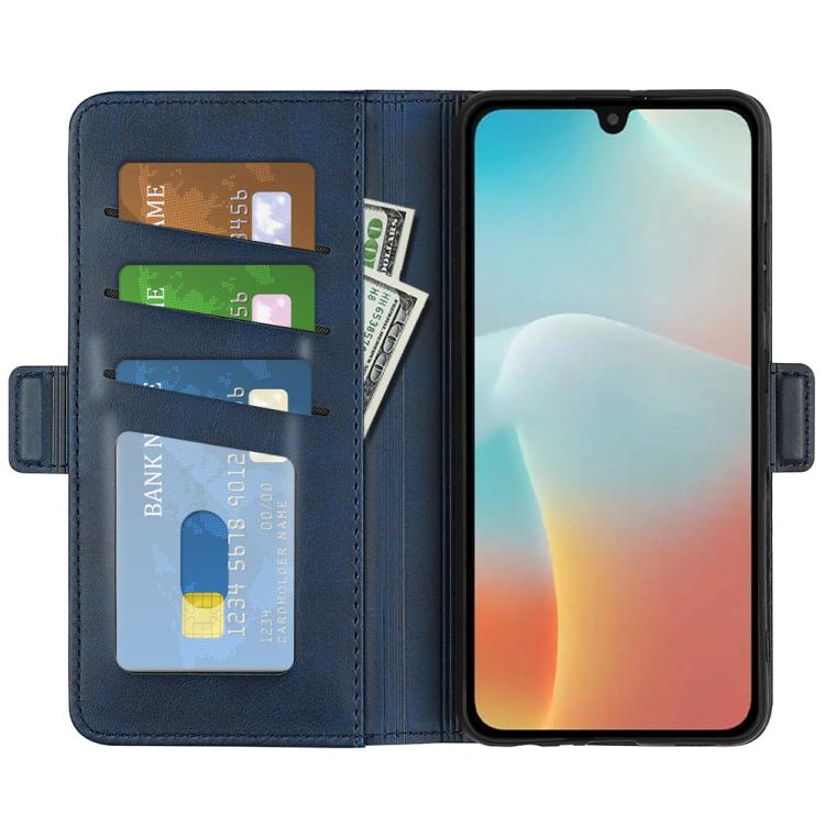For Samsung Galaxy M16 / F16 Dual-side Magnetic Buckle Horizontal Flip Leather Phone Case