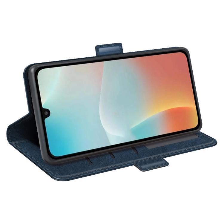 For Samsung Galaxy M16 / F16 Dual-side Magnetic Buckle Horizontal Flip Leather Phone Case