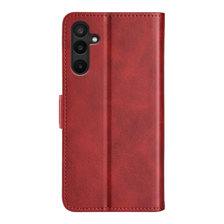 For Samsung Galaxy M16 / F16 Dual-side Magnetic Buckle Horizontal Flip Leather Phone Case