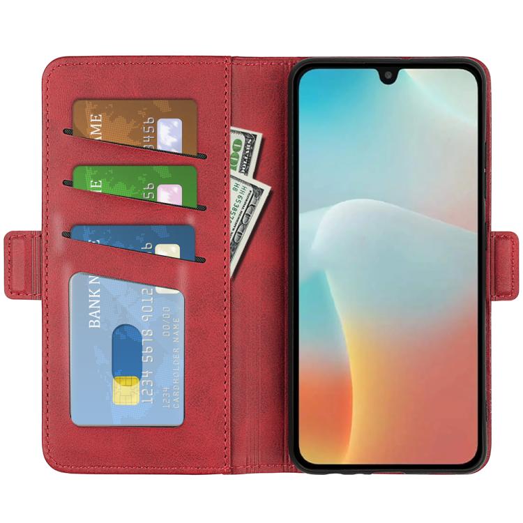 For Samsung Galaxy M16 / F16 Dual-side Magnetic Buckle Horizontal Flip Leather Phone Case
