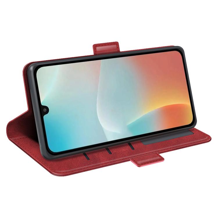 For Samsung Galaxy M16 / F16 Dual-side Magnetic Buckle Horizontal Flip Leather Phone Case