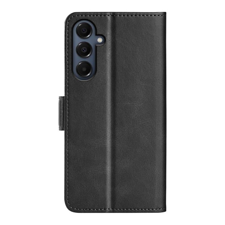 For Samsung Galaxy A17 5G Dual-side Magnetic Buckle Horizontal Flip Leather Phone Case