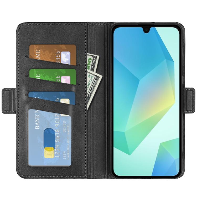 For Samsung Galaxy A17 5G Dual-side Magnetic Buckle Horizontal Flip Leather Phone Case