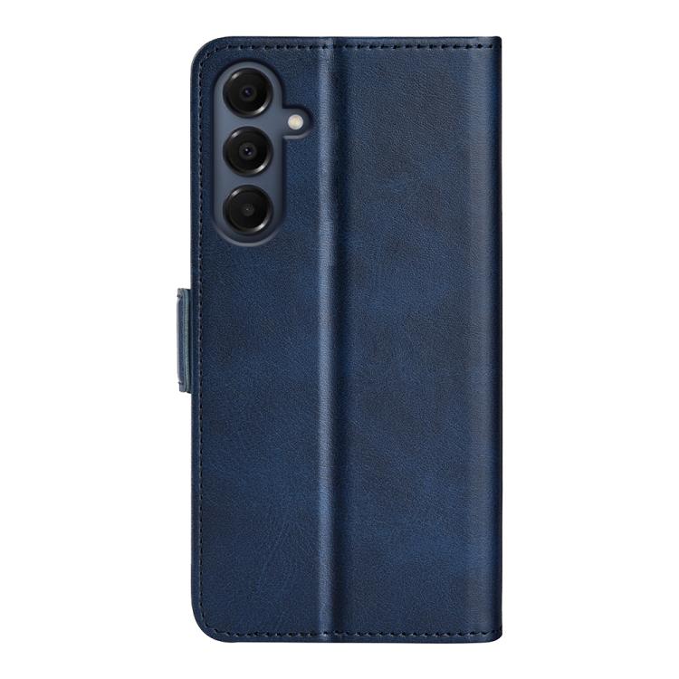 For Samsung Galaxy A17 5G Dual-side Magnetic Buckle Horizontal Flip Leather Phone Case
