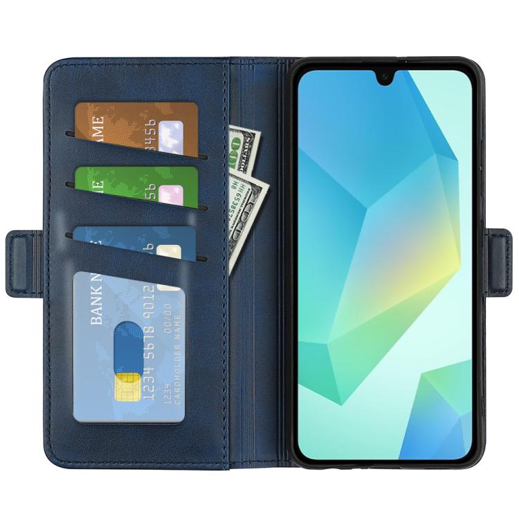 For Samsung Galaxy A17 5G Dual-side Magnetic Buckle Horizontal Flip Leather Phone Case