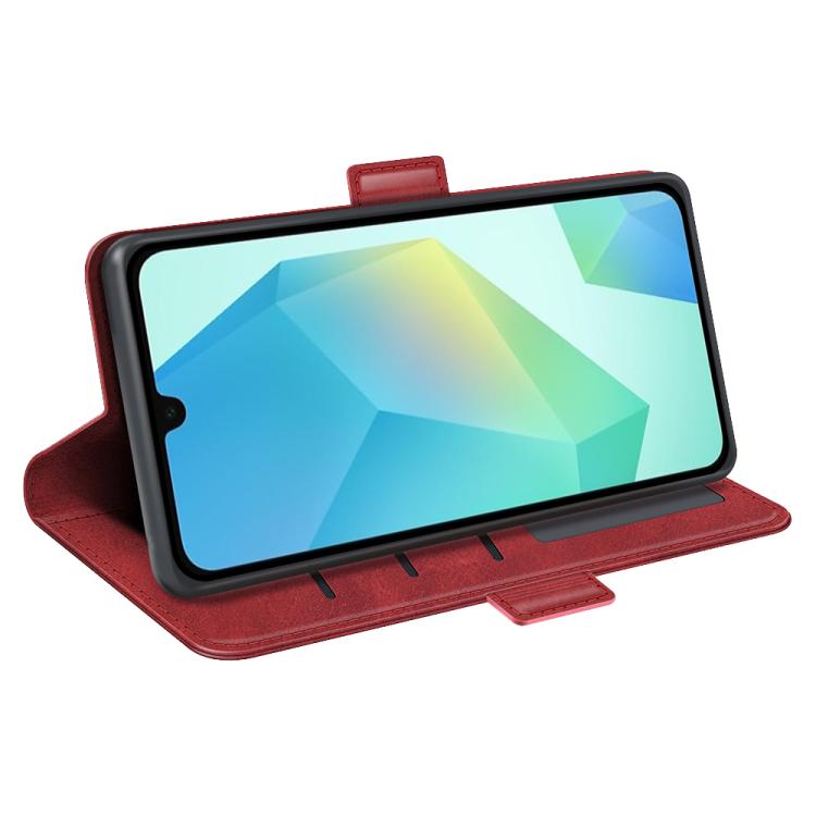 For Samsung Galaxy A17 5G Dual-side Magnetic Buckle Horizontal Flip Leather Phone Case