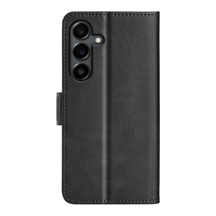 For Samsung Galaxy S25 FE 5G Dual-side Magnetic Buckle Horizontal Flip Leather Phone Case