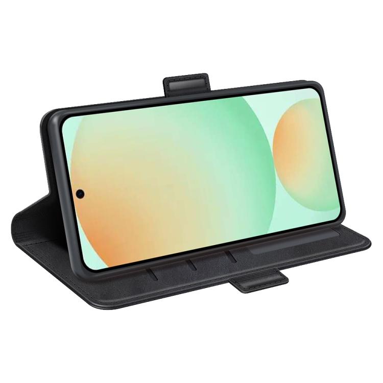 For Samsung Galaxy S25 FE 5G Dual-side Magnetic Buckle Horizontal Flip Leather Phone Case