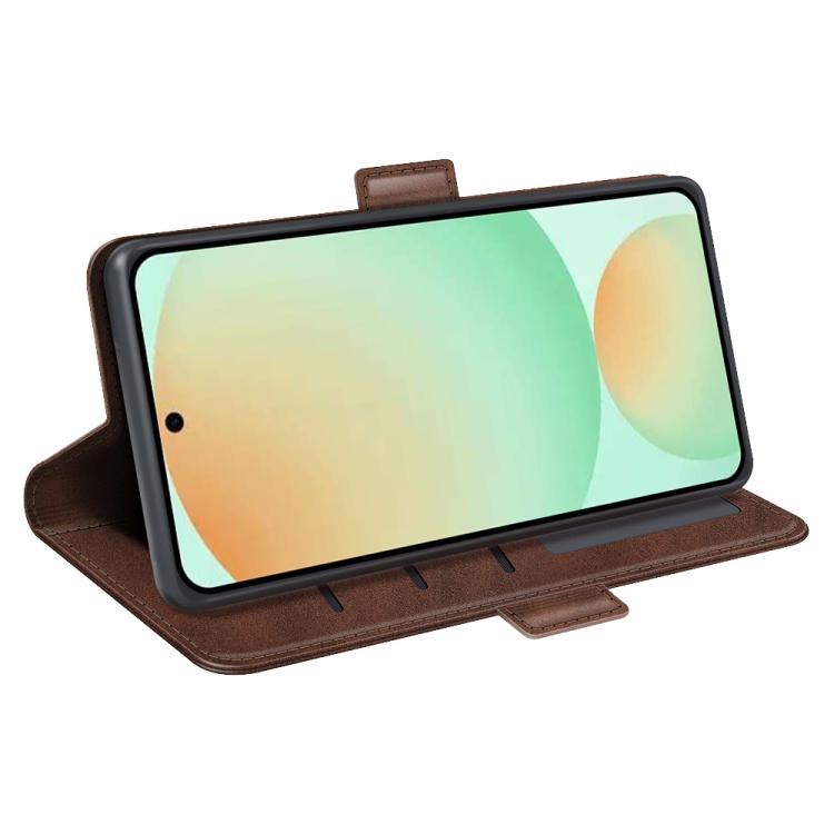 For Samsung Galaxy S25 FE 5G Dual-side Magnetic Buckle Horizontal Flip Leather Phone Case