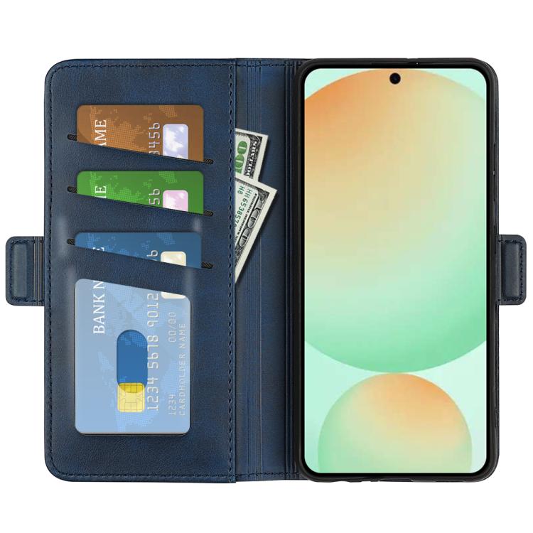 For Samsung Galaxy S25 FE 5G Dual-side Magnetic Buckle Horizontal Flip Leather Phone Case