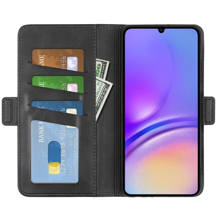 For Samsung Galaxy A07 4G Dual-side Magnetic Buckle Horizontal Flip Leather Phone Case