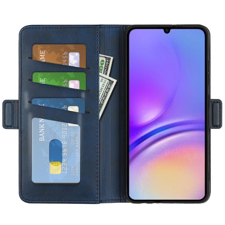 For Samsung Galaxy A07 4G Dual-side Magnetic Buckle Horizontal Flip Leather Phone Case