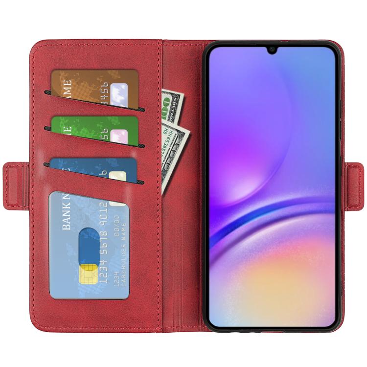 For Samsung Galaxy A07 4G Dual-side Magnetic Buckle Horizontal Flip Leather Phone Case