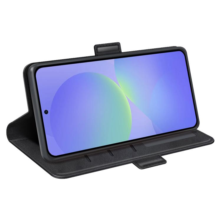 For Samsung Galaxy A37 5G Dual-side Magnetic Buckle Horizontal Flip Leather Phone Case