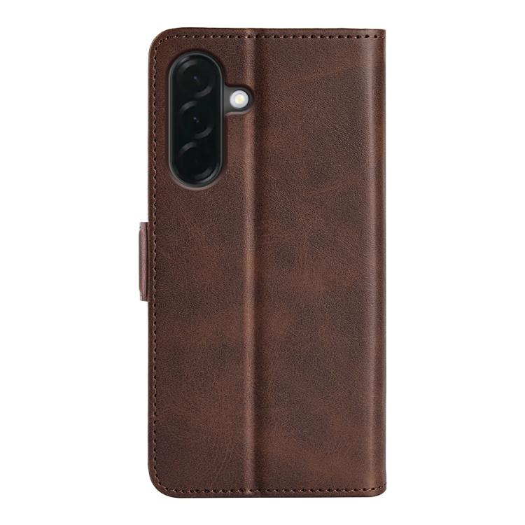 For Samsung Galaxy A37 5G Dual-side Magnetic Buckle Horizontal Flip Leather Phone Case