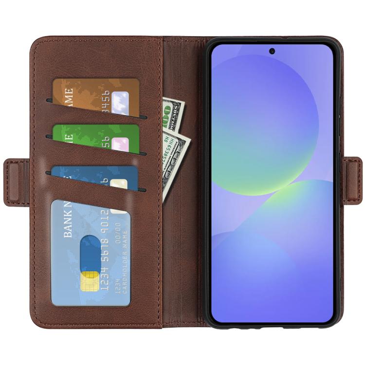 For Samsung Galaxy A37 5G Dual-side Magnetic Buckle Horizontal Flip Leather Phone Case