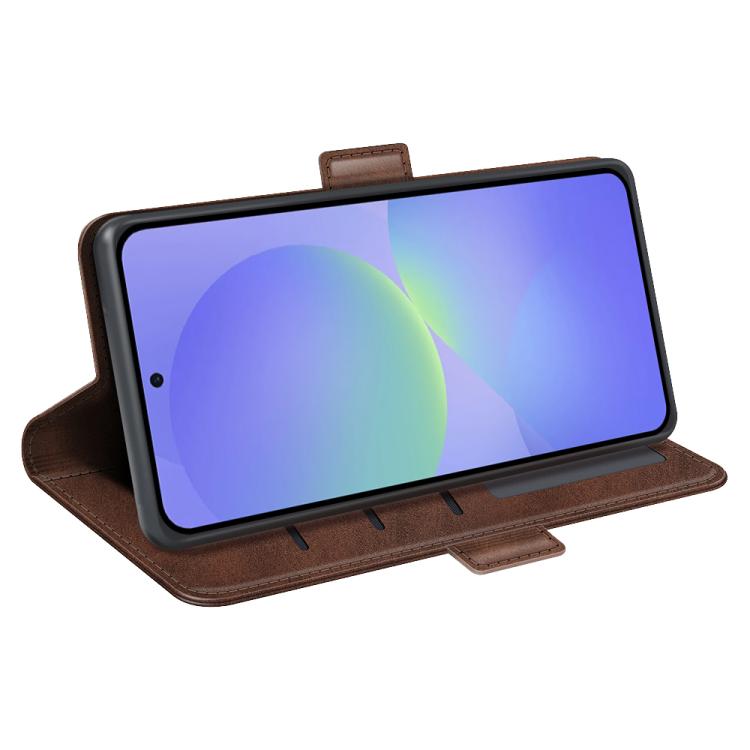 For Samsung Galaxy A37 5G Dual-side Magnetic Buckle Horizontal Flip Leather Phone Case