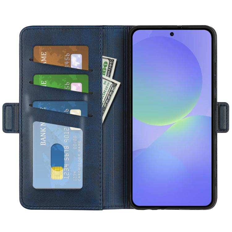 For Samsung Galaxy A37 5G Dual-side Magnetic Buckle Horizontal Flip Leather Phone Case