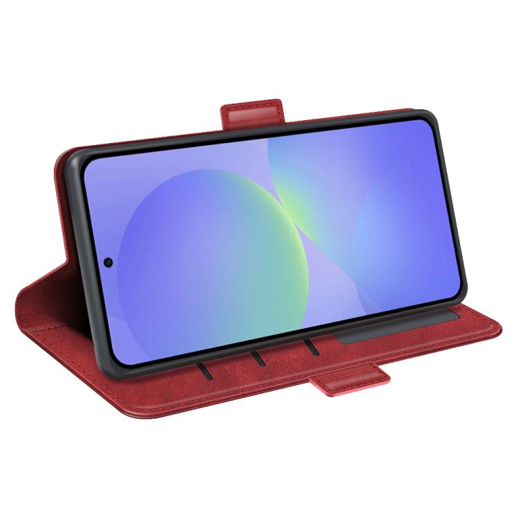 For Samsung Galaxy A37 5G Dual-side Magnetic Buckle Horizontal Flip Leather Phone Case