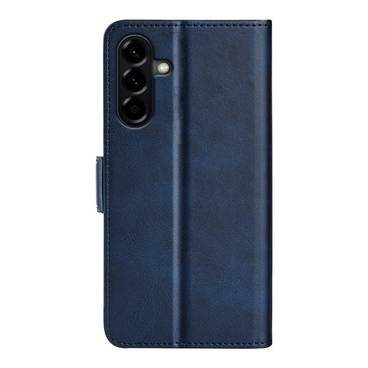 For Samsung Galaxy A57 5G Dual-side Magnetic Buckle Horizontal Flip Leather Phone Case