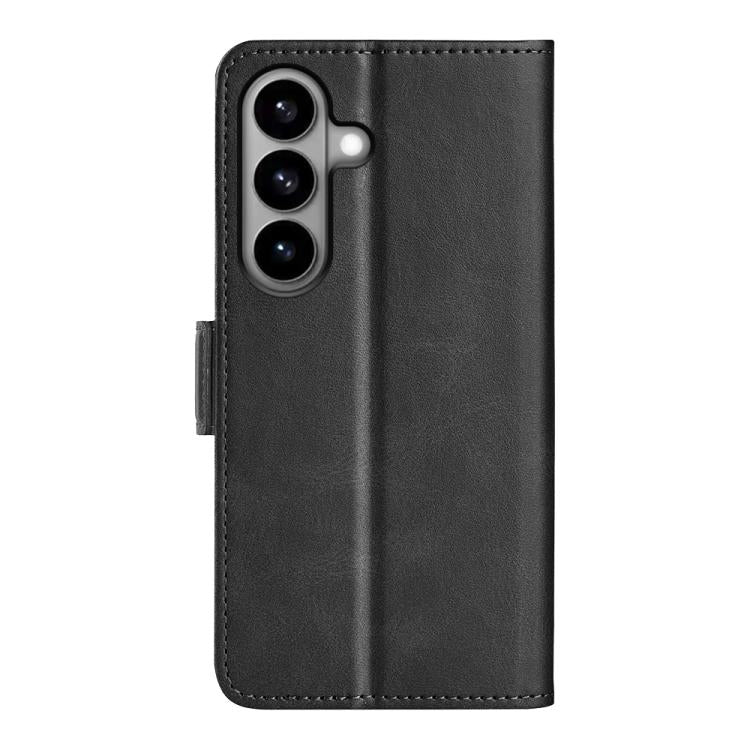 For Samsung Galaxy S26 5G Dual-side Magnetic Buckle Horizontal Flip Leather Phone Case