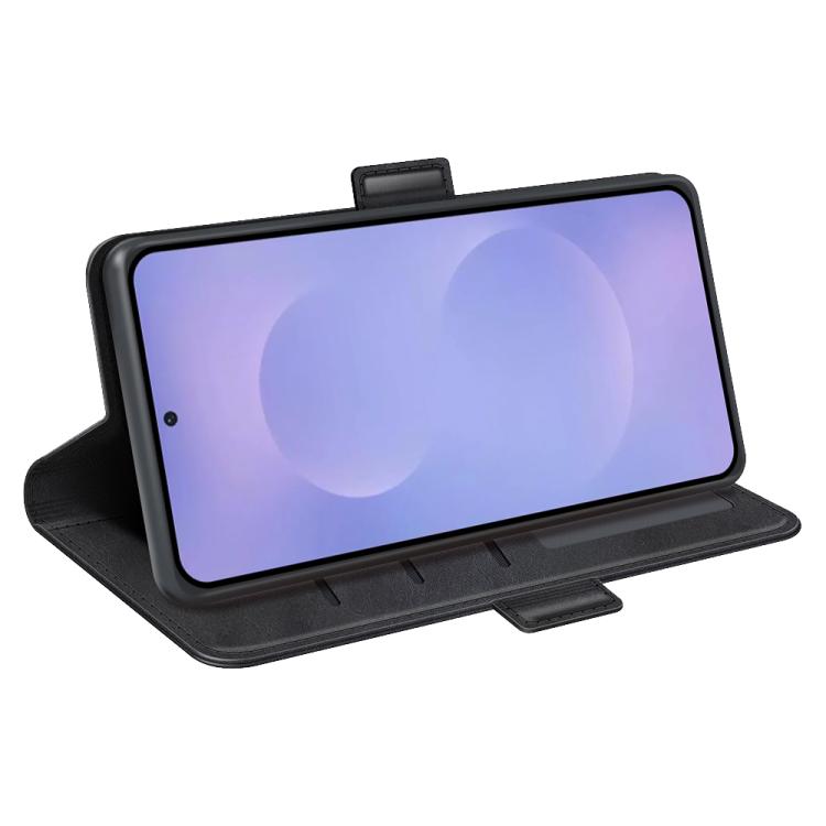 For Samsung Galaxy S26 5G Dual-side Magnetic Buckle Horizontal Flip Leather Phone Case