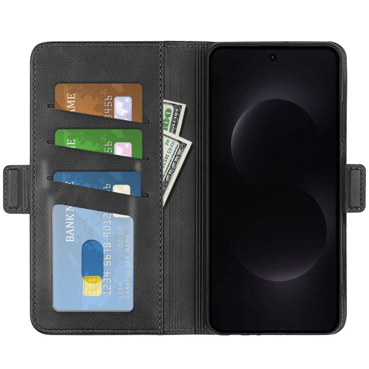 For Samsung Galaxy S26 Ultra 5G Dual-side Magnetic Buckle Horizontal Flip Leather Phone Case