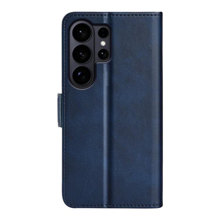For Samsung Galaxy S26 Ultra 5G Dual-side Magnetic Buckle Horizontal Flip Leather Phone Case