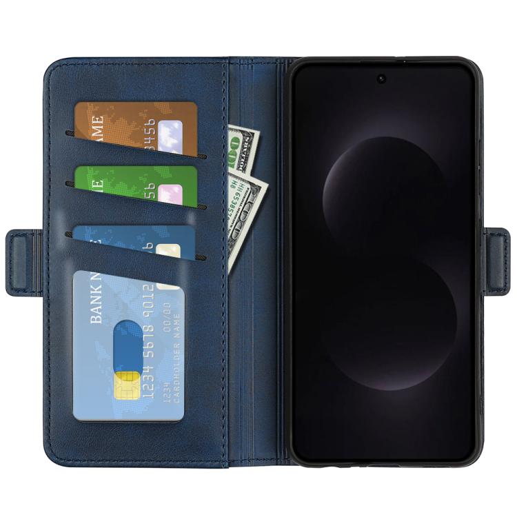 For Samsung Galaxy S26 Ultra 5G Dual-side Magnetic Buckle Horizontal Flip Leather Phone Case