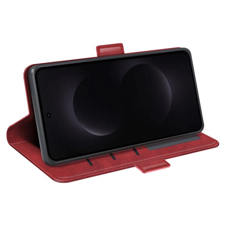 For Samsung Galaxy S26 Ultra 5G Dual-side Magnetic Buckle Horizontal Flip Leather Phone Case
