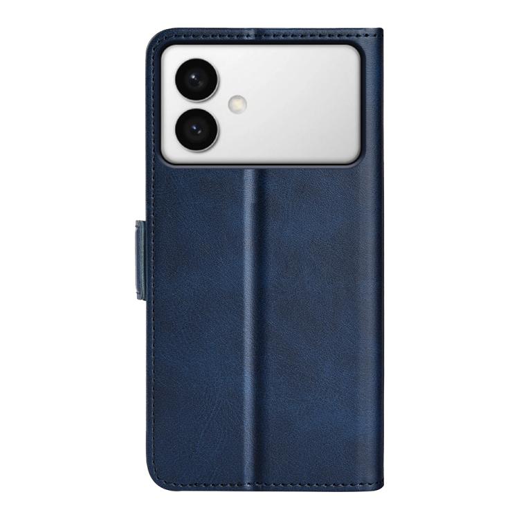 For Samsung Galaxy S26 Edge 5G Dual-side Magnetic Buckle Horizontal Flip Leather Phone Case