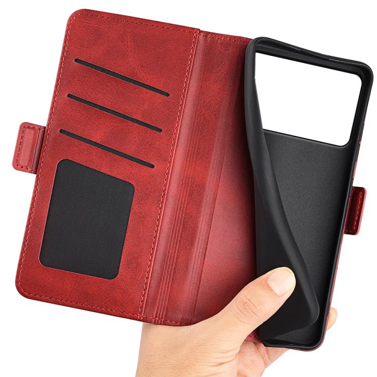 For Samsung Galaxy S26 Edge 5G Dual-side Magnetic Buckle Horizontal Flip Leather Phone Case