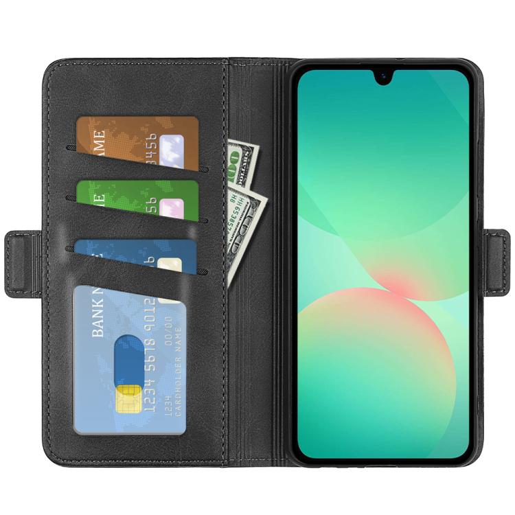 For Samsung Galaxy A27 5G Dual-side Magnetic Buckle Horizontal Flip Leather Phone Case