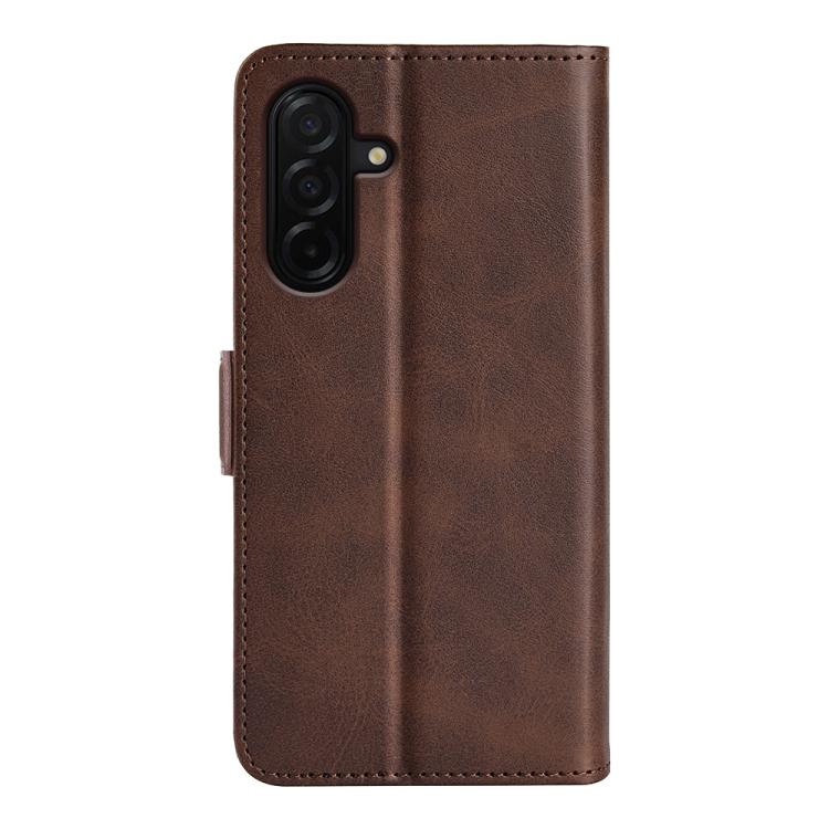 For Samsung Galaxy A27 5G Dual-side Magnetic Buckle Horizontal Flip Leather Phone Case