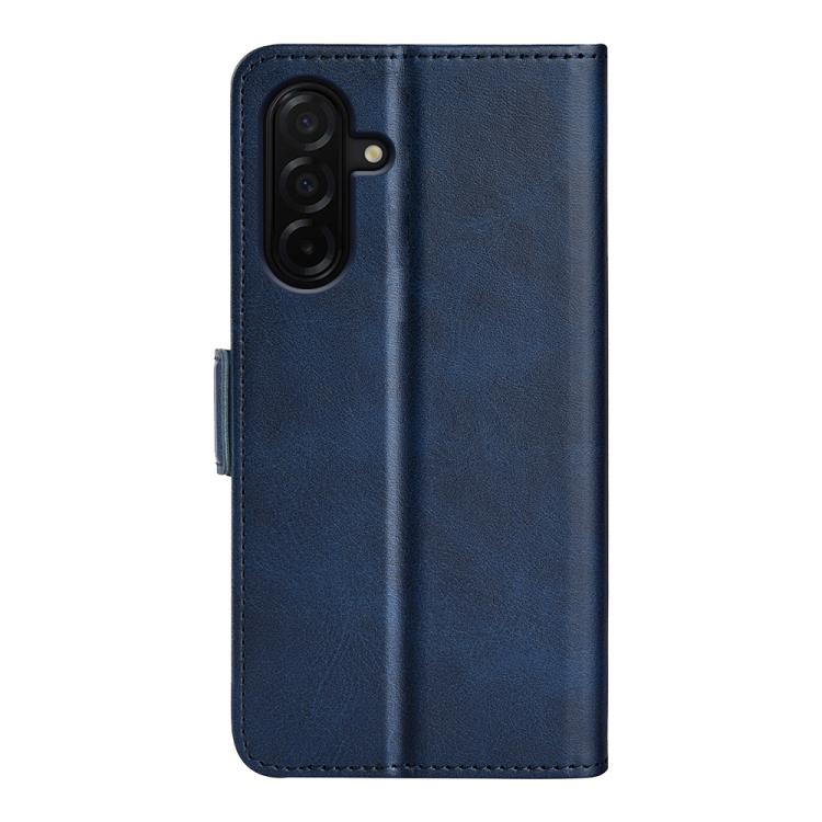 For Samsung Galaxy A27 5G Dual-side Magnetic Buckle Horizontal Flip Leather Phone Case