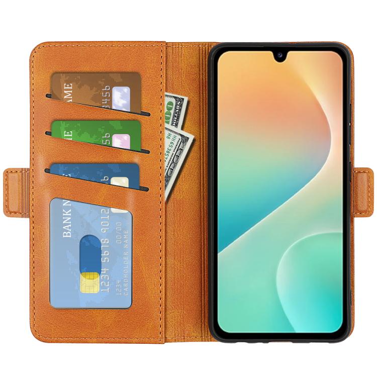 For Samsung Galaxy M36 5G / F36 5G Dual-side Magnetic Buckle Horizontal Flip Leather Phone Case
