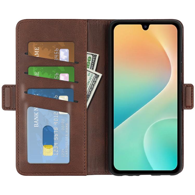 For Samsung Galaxy M36 5G / F36 5G Dual-side Magnetic Buckle Horizontal Flip Leather Phone Case